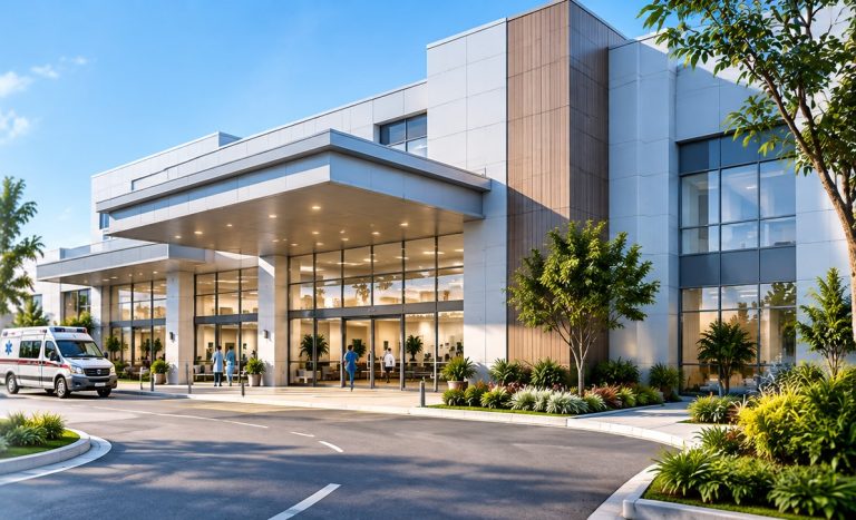 Healthcare centre exterior