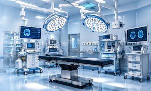 Modular operating theatre interior