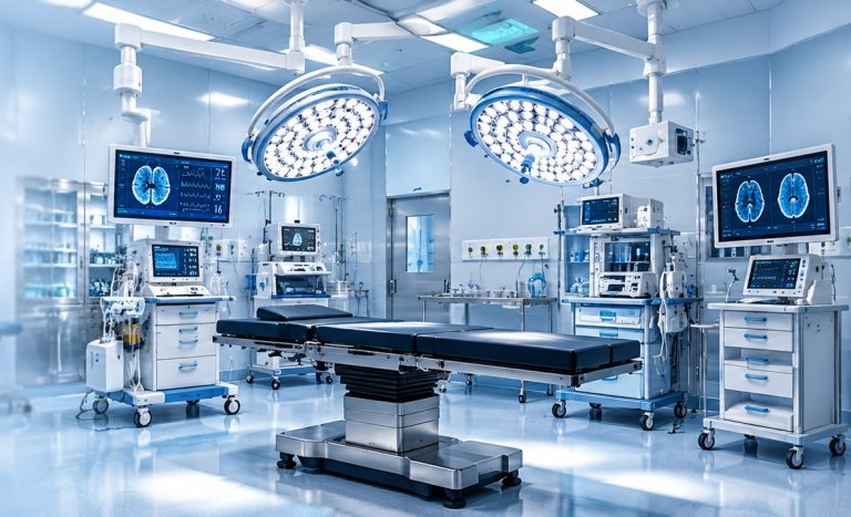 Modular operating theatre interior