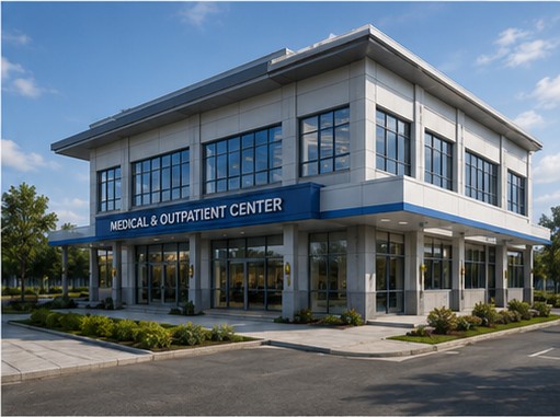 Primary healthcare centre render
